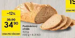 Tesco Podmáslový chléb nabídka
