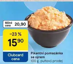 Tesco Pikantní pomazánka se sýrem nabídka