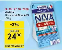 Tesco Madeta Jihočeská Niva 45% nabídka