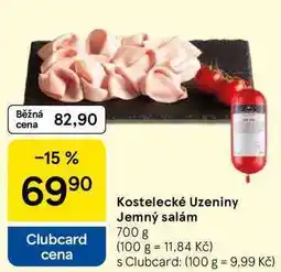 Tesco Kostelecké Uzeniny Jemný salám nabídka