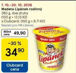 Tesco Madeta Lipánek rodinný nabídka