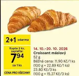 Tesco Croissant máslový nabídka