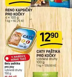 Flop CATY PASTIKA PRO KOČKY vybrané druhy nabídka