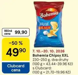 Tesco Bohemia Chipsy XXL nabídka