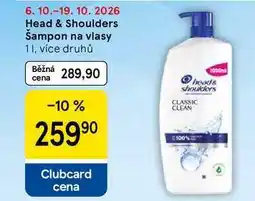Tesco Head & Shoulders Šampon na vlasy nabídka