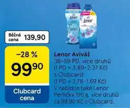 Tesco Lenor Aviváž, 36-59 PD nabídka