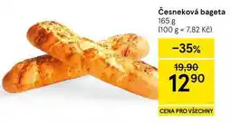 Tesco Česneková bageta nabídka