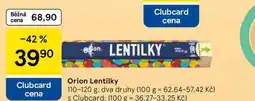 Tesco Orion Lentilky nabídka