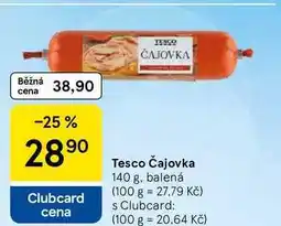 Tesco Tesco Čajovka, 140 g, balená nabídka