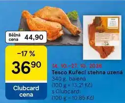 Tesco Tesco Kuřecí stehna uzená nabídka
