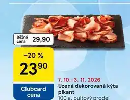 Tesco Uzená dekorovaná kýta pikant nabídka