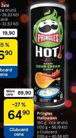 Tesco Pringles Halloween nabídka