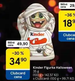 Tesco Kinder Figurka Halloween nabídka