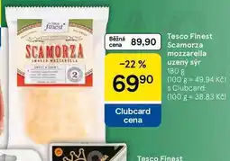 Tesco Tesco Finest Scamorza mozzarella uzený sýr nabídka