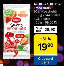 Tesco Emco Hadík nabídka