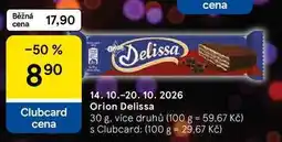 Tesco Orion Delissa, 30 g, více druhů nabídka