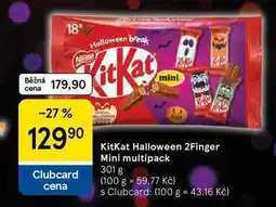 Tesco KitKat Halloween 2Finger Mini multipack nabídka