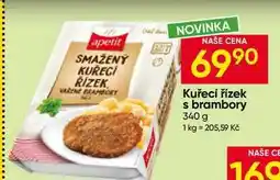 Hruška Kuřecí řízek s brambory nabídka