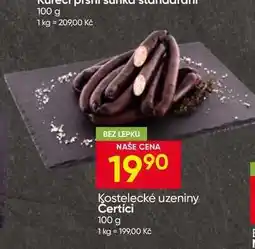 Hruška Kostelecké uzeniny Čertíci nabídka