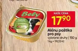Hruška Akinu paštika pro psy vybrané druhy nabídka