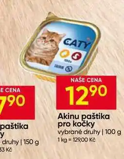 Hruška Akinu paštika pro kočky vybrané druhy nabídka
