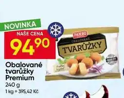 Hruška Obalované tvarůžky Premium nabídka