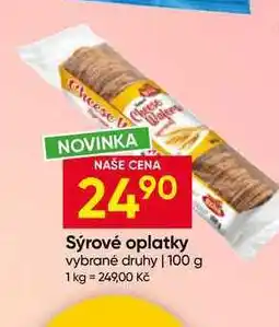 Hruška Sýrové oplatky vybrané druhy nabídka