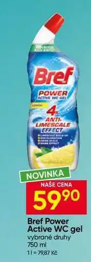 Hruška Bref Power Active WC gel vybrané druhy nabídka