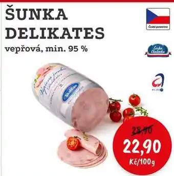 ŠUNKA DELIKATES vepřová, min. 95 %