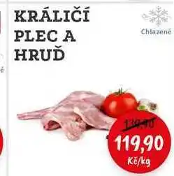 KRÁLIČÍ PLEC A HRUĎ Chlazené