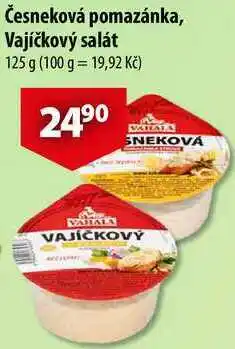 CBA Česneková pomazánka, Vajíčkový salát nabídka