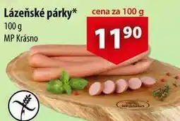 CBA Lázeňské párky, cena za nabídka