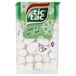 Tamda Foods Tic Tac Winter sweet mint dražé s mátovou příchutí 18g nabídka