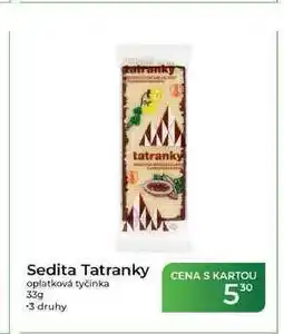 Tamda Foods Sedita Tatranky oplatková tyčinka nabídka