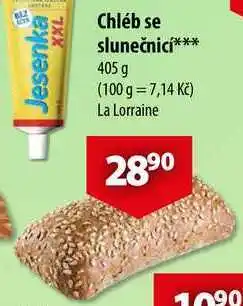 CBA Chléb se slunečnicí nabídka