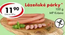 CBA Lázeňské párky nabídka