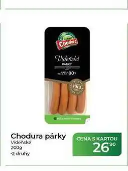 Tamda Foods Chodura párky Vídeňské nabídka