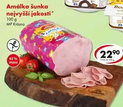 CBA Amálka šunka nejvyšší jakosti nabídka