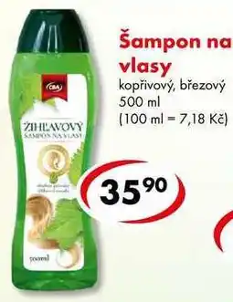 CBA Šampon na vlasy nabídka