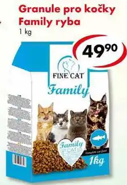 CBA Granule pro kočky Family ryba nabídka