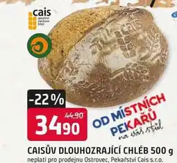 Trefa CAISŮV DLOUHOZRAJÍCÍ CHLÉB nabídka