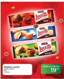 Tamda Foods Roshen Lovita plněné sušenky nabídka