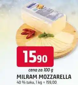 Trefa MILRAM MOZZARELLA 40% tuku nabídka