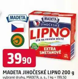 Trefa MADETA JIHOČESKÉ LIPNO nabídka
