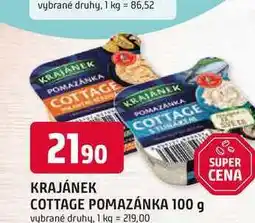 Trefa KRAJÁNEK COTTAGE POMAZÁNKA nabídka