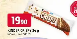 Trefa KINDER CRISPY 34 g tyčinka nabídka