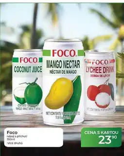 Tamda Foods Foco nápoj s příchutí nabídka