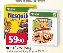 Trefa NESTLÉ 225-250 g cereálie nabídka