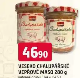 Trefa VESEKO CHALUPÁŘSKÉ VEPŘOVÉ MASO nabídka