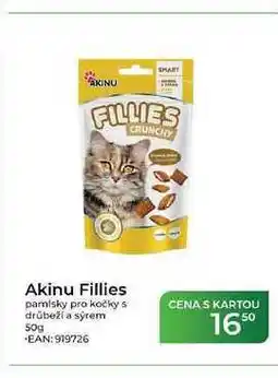 Tamda Foods Akinu Fillies pamlsky pro kočky s drůbeží a sýrem nabídka